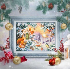 Magic Needle Counted Cross-Stitch Kit Winter Morning 110-700