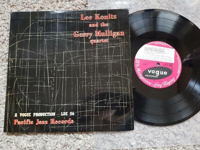 10'' Vinyl Lee Konitz and the Gerry Mulligan Quartet UK LP