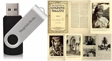 120 Old Rare Issues of The National Geographic Magazines (1913 -1922) on USB