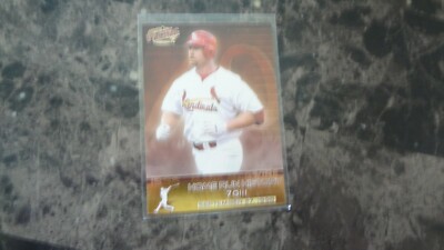 1998 PACIFIC # 43  MARK Mc GWIRE HOME RUN HISTORY BASEBALL CARD