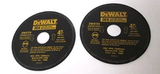 Dewalt DW4724 Masonry Diamond Blades Dry/Wet 4" (Lot of 2)
