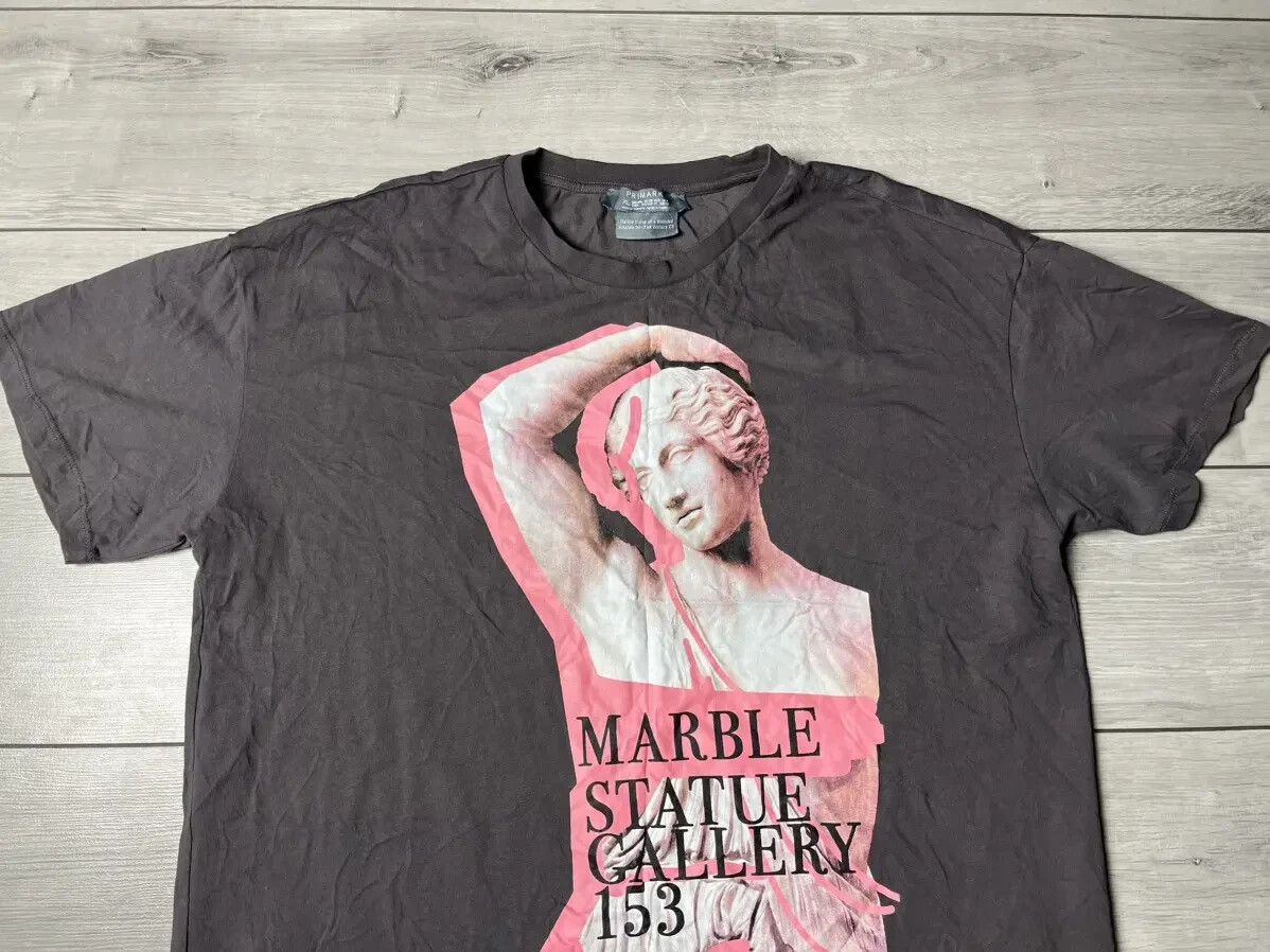 【CHANCECHANCE】MARBLE STATUE T-SHIRT Art Tshirt Marble statue gallery 153 size XLarge | eBay