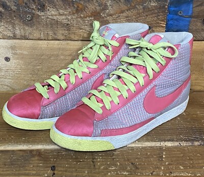 Nike Blazer High Fashion Mid High Aster Pink Yellow 317808-600
