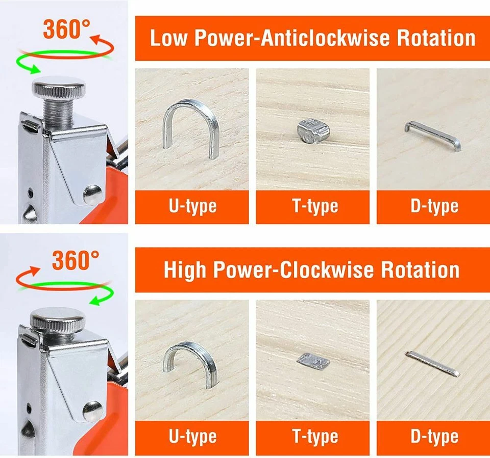 ValueMax 3in1 Handtacker Set 3000 Klammern TÜV GS geprüft Profi Tacker für Holz - Bild 4 von 4