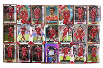 BAYERN MUNICH 21 Cards lot Base & Inserts, icon, JAMAL MUSIALA, MATHYS TEL