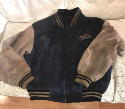 HOLLYWOOD CASINO LEATHER SUEDE JACKET COAT DUNBROOKE DISTINCTIVE IMAGES S 