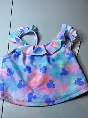 Disney Jumping Beans Minnie Mouse 2 Piece Baby Girl 18M Multi Ruffle Trim