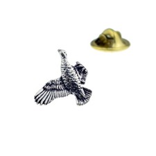Grouse Bird English Pewter Lapel Pin Badge XTSPBB11