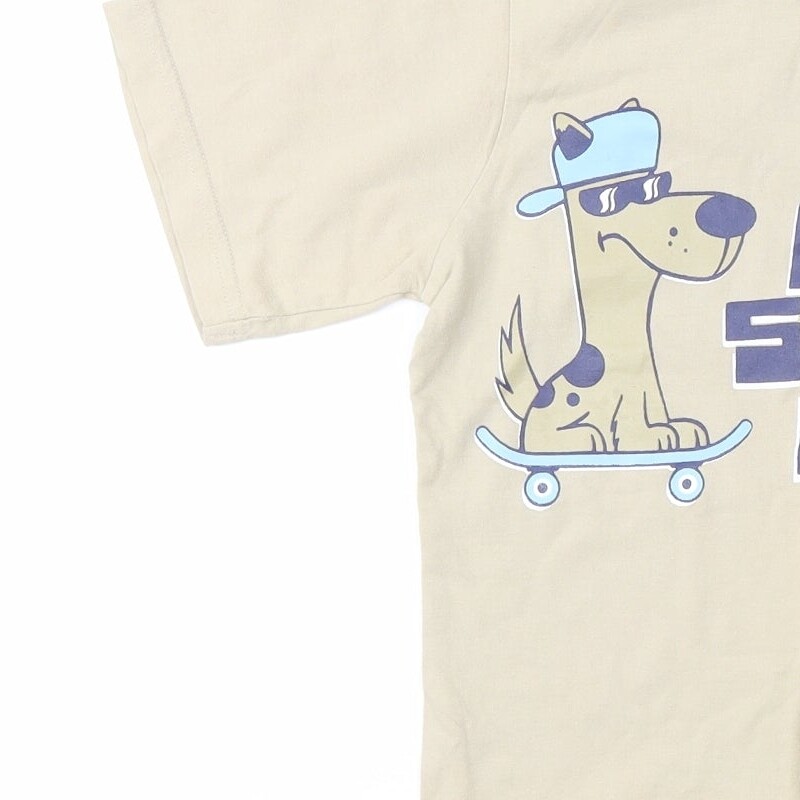 TU Boys Beige Cotton blend T-Shirt Size 7 Years image 9
