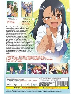 IJIRANAIDE, NAGATORO-SAN 2ND ATTACK SEASON 2 TV 1-12 EPS ENG DUB SHIP FROM  USA