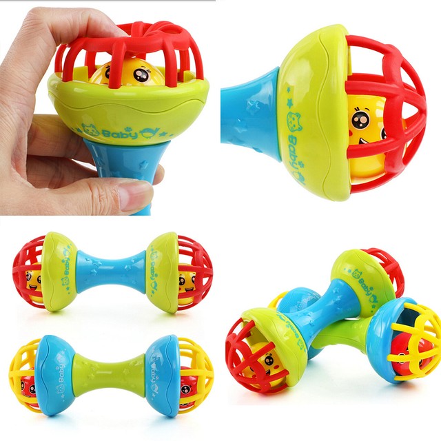 baby dumbbell teether