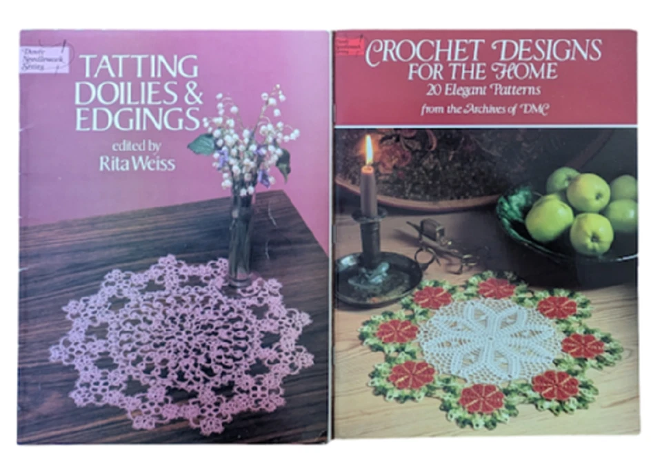 Crochet Craft Lot of 8 Books  Annie's Attic, Dover Needlework, Leisure Arts - Image 4 of 4
