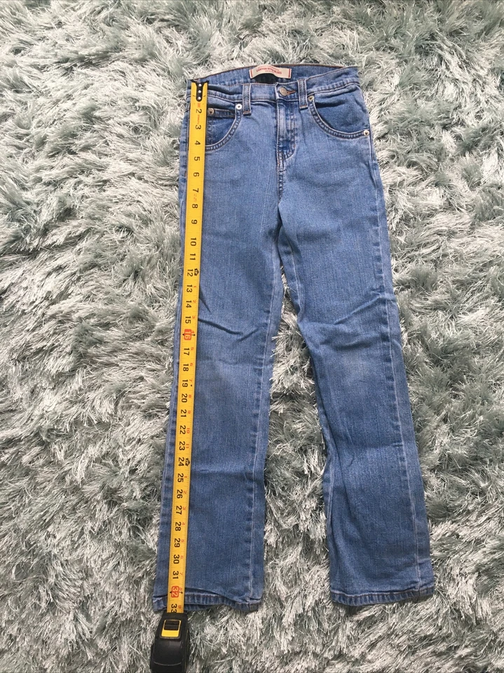 Girls Youth Size 10 Slim Nice Canyon River Blues Jeans - Image 3 of 4