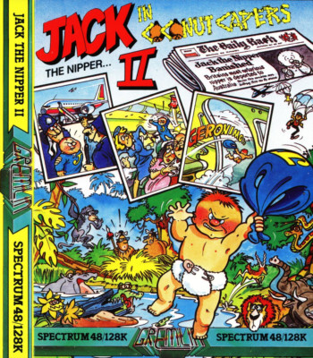 Jack the Nipper II: In Kokosnusskapern für ZX Spectrum 48K 128K +2 +3 von Gremlin
