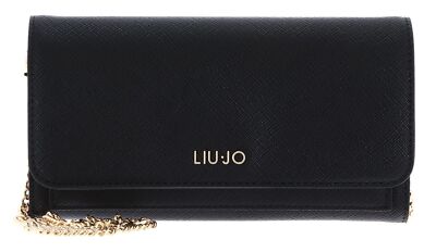 LIU JO Caliwen Bifold Wallet XL Geldbörse Nero schwarz Neu