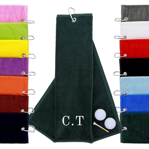 Personalised Embroidered Golf Towel - Picture 9 of 34