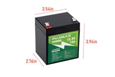 12V 7Ah Lithium BMS LiFePO4 Rechargeable Battery for Deep Cycle RV Marine Boat