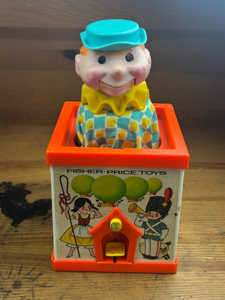Vintage 1970 Fisher Price Toys Jack in the Box Puppet | eBay Vintage 1970 Fisher Price Toys Jack in the Box Puppet | eBay