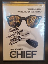The Chief (DVD, 2010) Signed Tom Atkins Halloween Art Rooney Pittsburgh Steelers