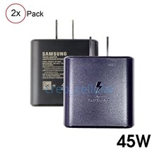 Genuine Samsung 45W USB-C Super Fast Charger EP-TA845 Galaxy S22 S23+ S24 Ultra