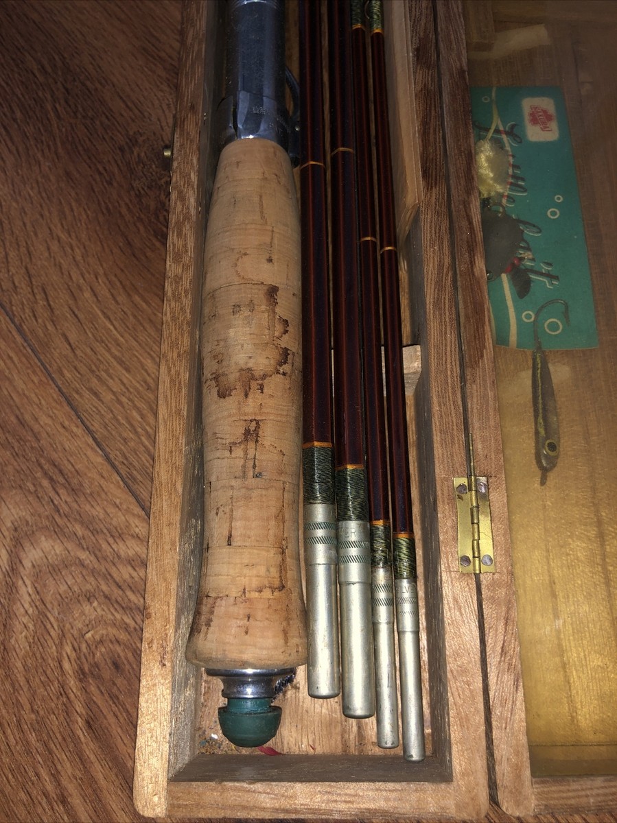 Vintage Sakura 101 Venus Bamboo Fly Rod Fishing Kit Wood Vintage Sakura 101 Venus Bamboo Fly Rod Fishing Kit Wood
