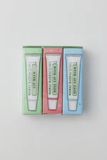 MARIO BADESCU SKIN CARE LIP BALM TRIO, ORIGINAL / ROSE / MINT, NEW
