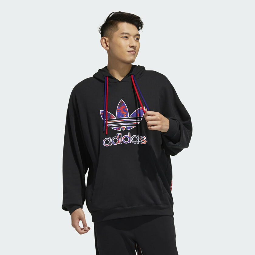 adidas Originals Men's LNY Trefoil Pullover Hoodie 2 GP1865 | eBay