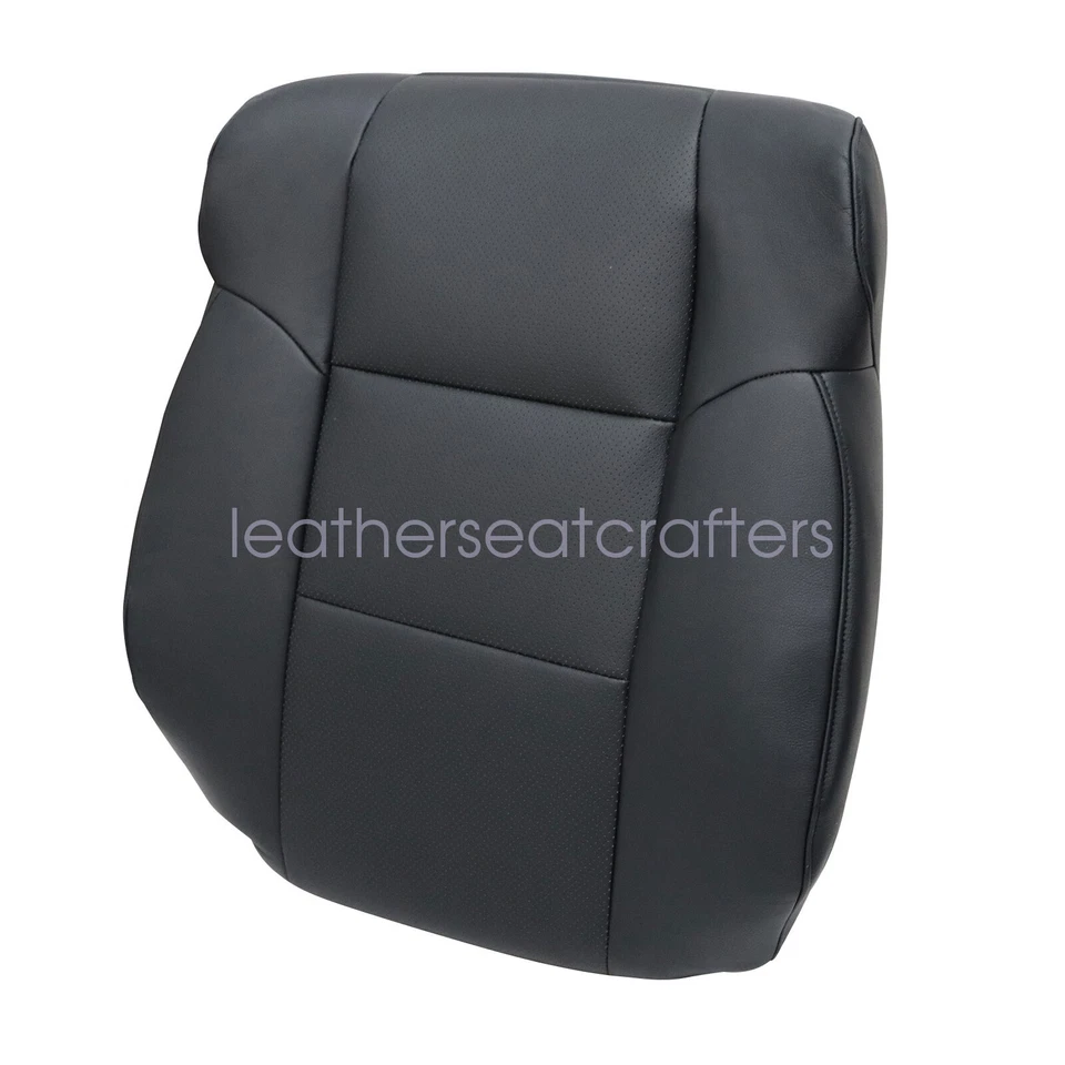Front Bottom & Top Perforated Leather Seat Cover Fits 2009-2014 Acura TSX Black Foto 4 de 4