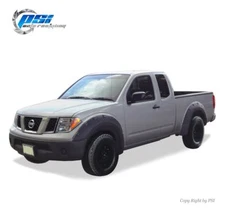Black Paintable Pop-Out Fender Flares 05-14 Fits Nissan Frontier 73.3" Styleside