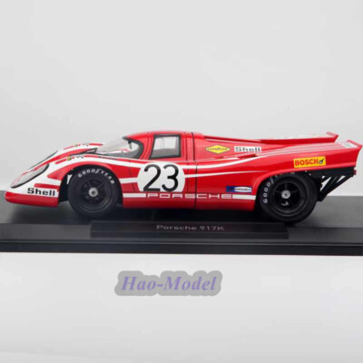 Norev 1:18 Porsche 917K 1970 24H Le Mans #23 Alloy Diecast Model