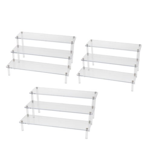 Acrylic Rack  Doll Figure  Desktop Display Stand Risers Shelf - Picture 1 of 10
