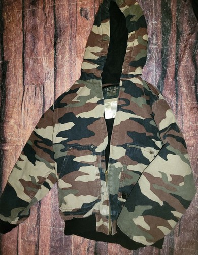 Walls Boys Youth Camo Jacket Sz 12 14 