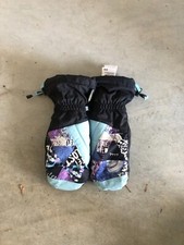 Size Medium - The North Face Boys Youth Junior Pow Mitten Gloves Winter Snow