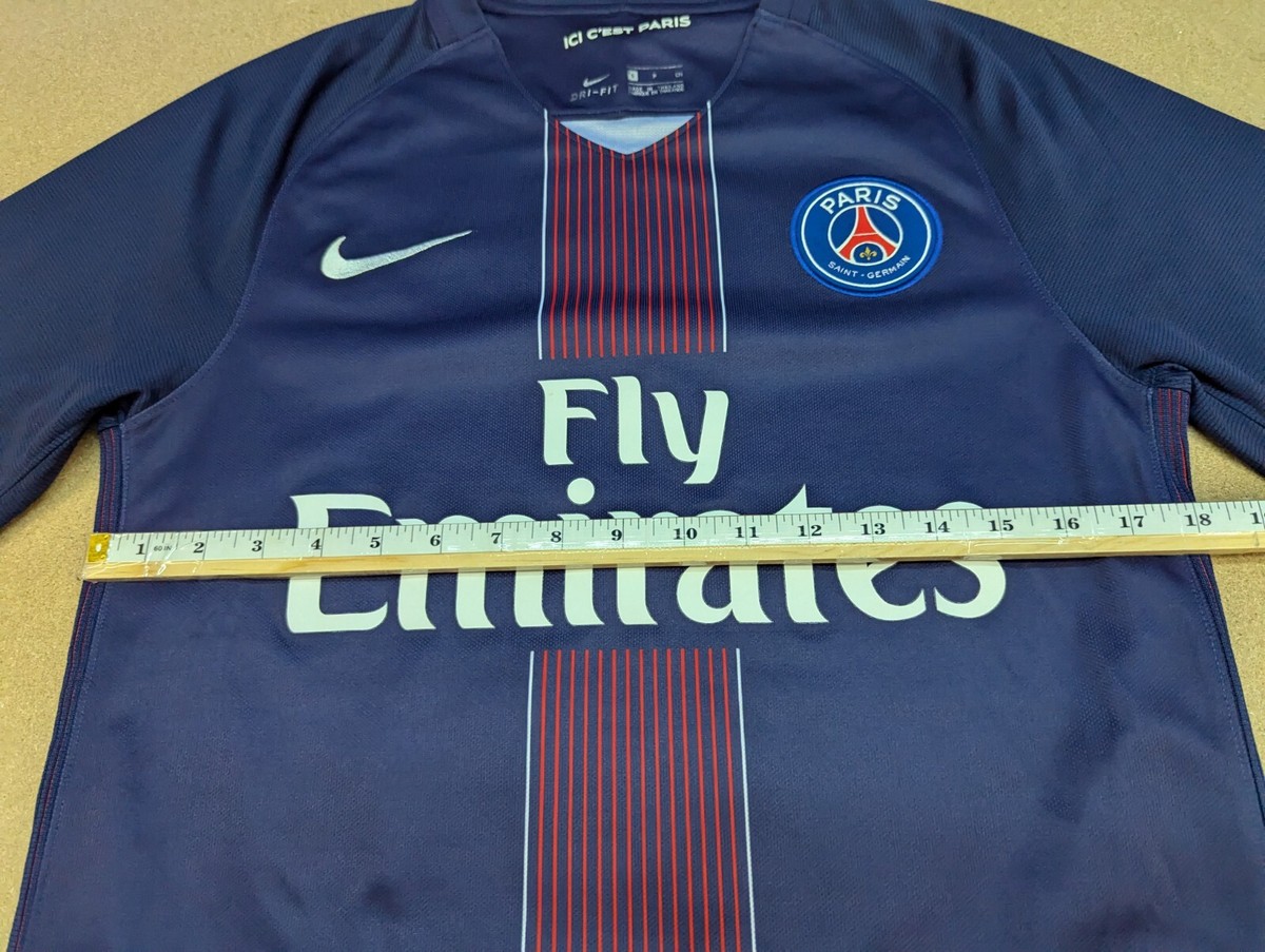 Nike PSG Thiago Silva Mens Football Jersey 2016-2017 Size Small