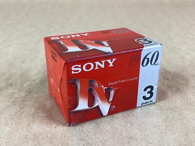 Sony DVM60 Mini DV Digital Video Cassette 60m Pack UNUSED