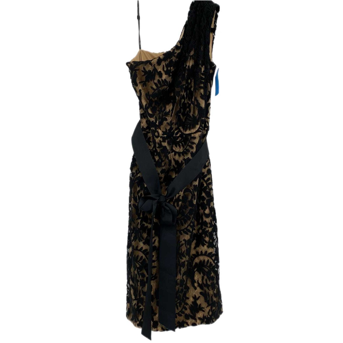 tadashi shoji one shoulder lace dress Verrier One-Shoulder Illusion Gown