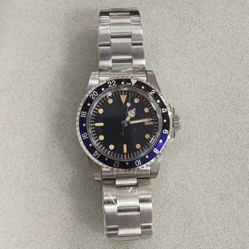 39.5mm Acrylic Vintage Watch for NH35 Automatic Movement Folding Buckle Strap - Picture 32 of 32