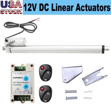 Linear Actuator 12V W/ Remote Control Heavy Duty 1500N/330lbs Electric Motor CL