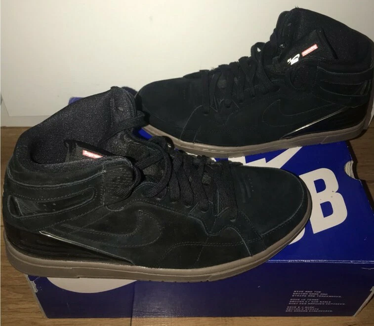 Lot baskets FW11 Supreme Nike Zoom Air 94 Hi noir US 10,5 UK 9,5 EU 44,5 rare