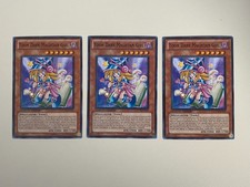 Yugioh Toon Dark Magician Girl x 3 - Limited Edition LP - Plus Free Holo Card