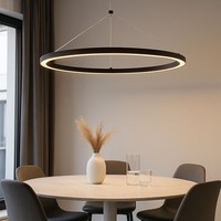 HäNgeleuchte Pendelleuchte HäNgelampe Dimmbar Led Esszimmerleuchte Alu H 120 Cm