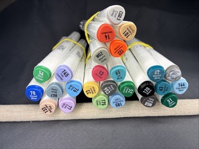 LOT OF 26 Master Artist Touch Alcohol Markers Fine Art Studio Twin Tipped -  NEW
