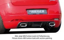 Rieger Heckansatz für Fiat Grande Punto (199) 3-tür. | Lackierung erforderlich (