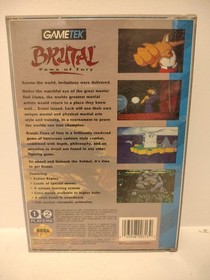 Brutal: Paws of Fury (Sega CD, 1994) CIB Disc Very Clean