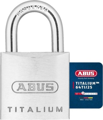 Stabiles Titalium Vorhängeschloss - Aluminiumkörper & Bügel aus gehärtetem Stahl für Sicherheit