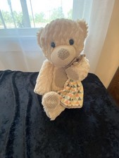 Scentsy Buddy Serena The Bear Plush Stuffed Lovey Blanket No Scent Pack 15"