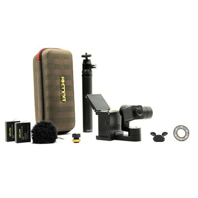 Idolcam VIP Package with 3-Axis 4K Gimbal Camera, 16mm Wide-Angle Lens, 10mm Fis