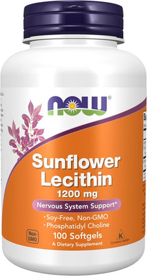 Sunflower Lecithin 1200MG, 100 Count