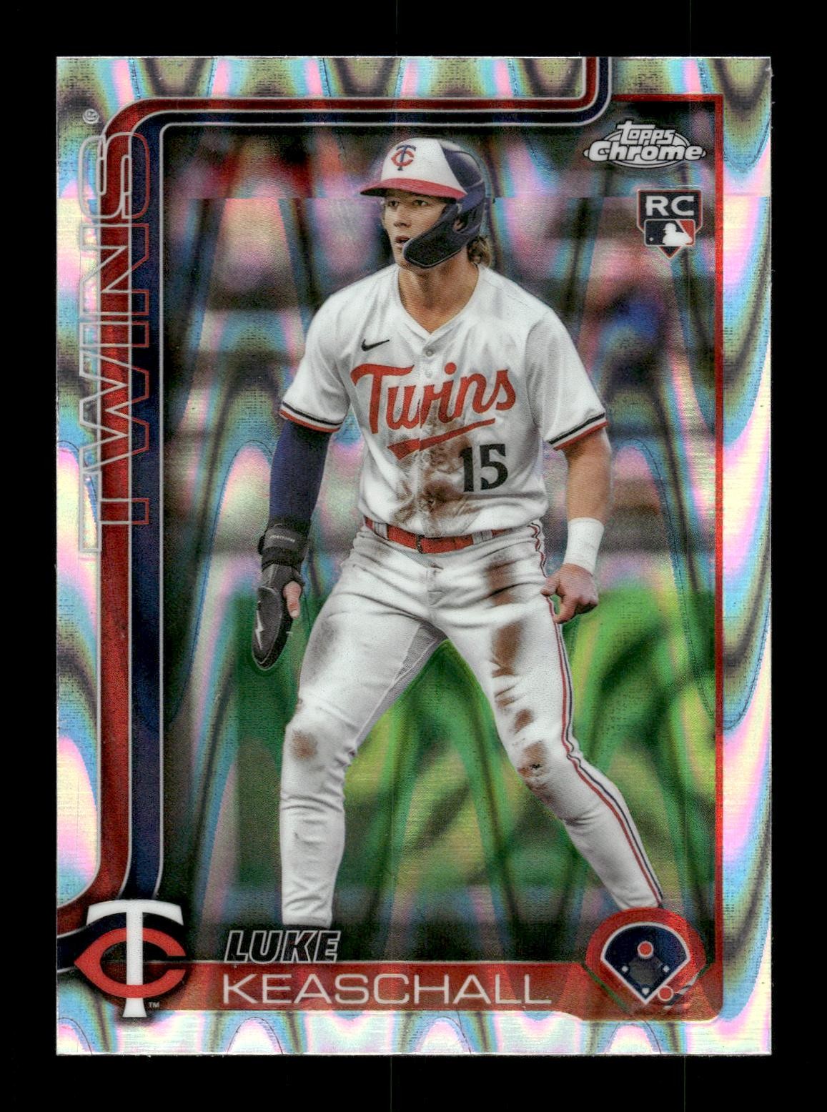 2025 Topps Chrome Update #USC106 Luke Keaschall RayWave Refractor