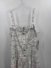 Pre-Owned Karl Lagerfeld White Size 14 Maxi Sleeveless Dress